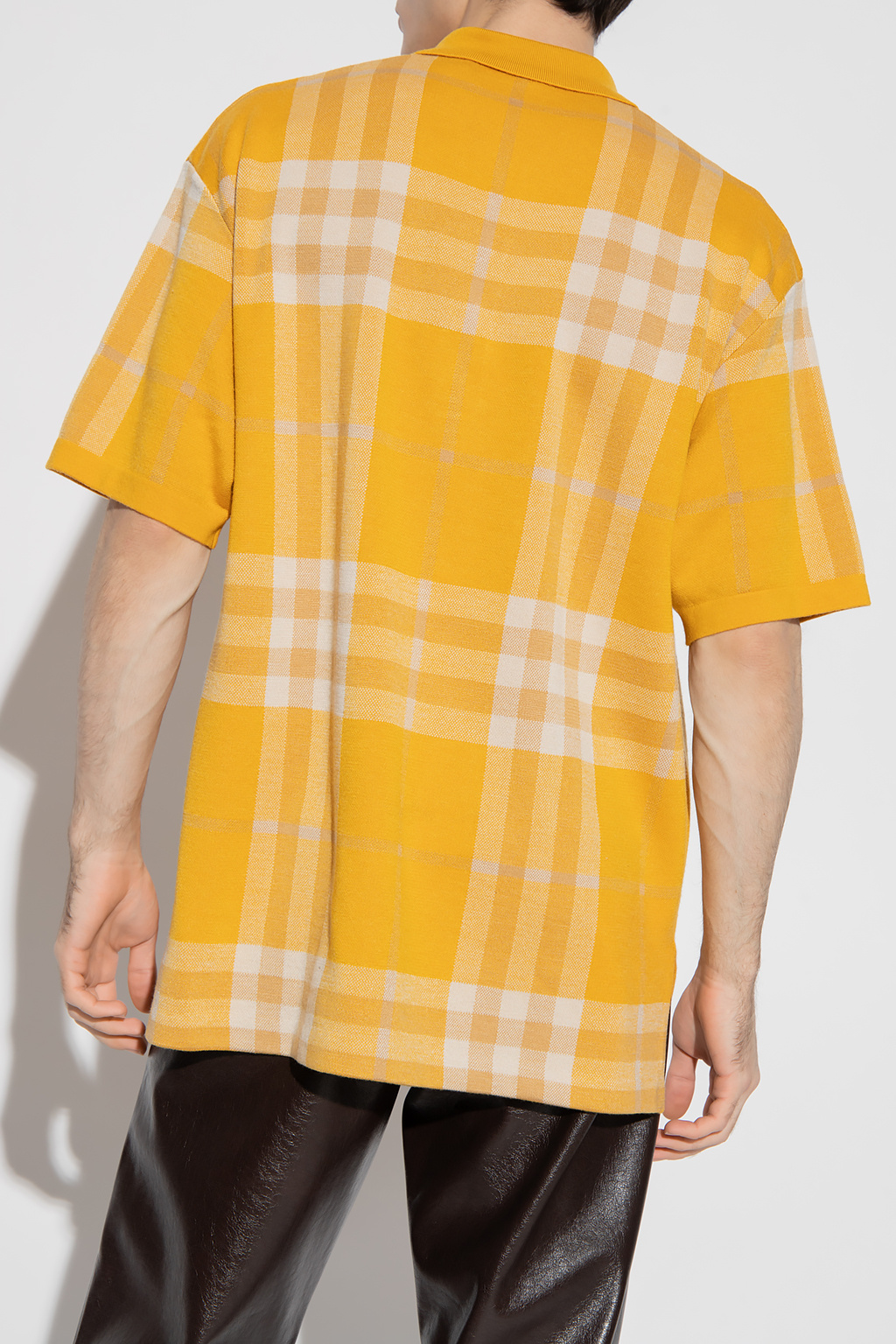 Burberry polo discount shirt kids yellow